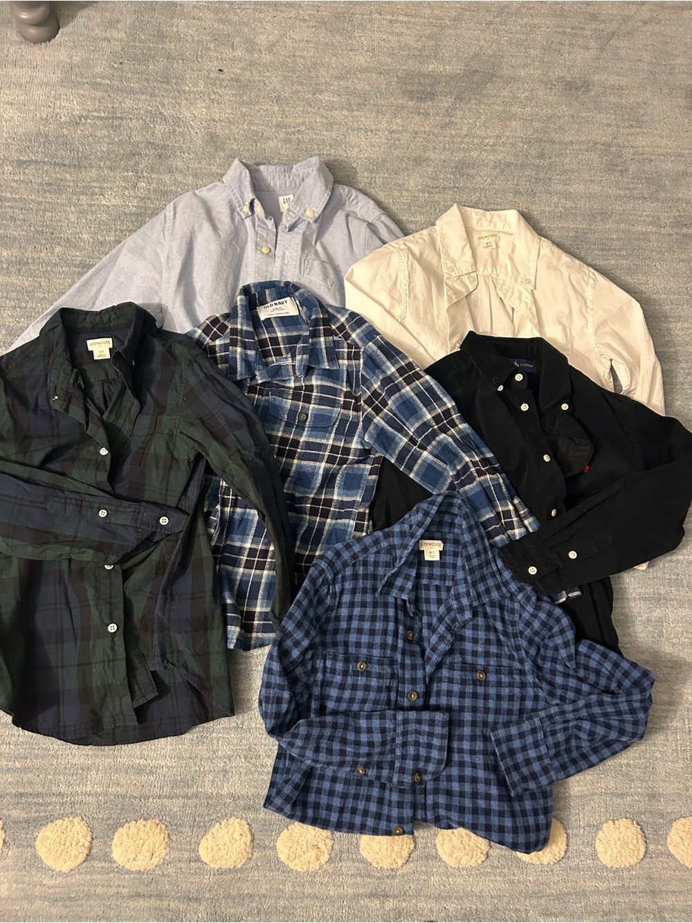 Assorted Boys Bundle Button-Down Shirts -great mix for fall, winter and holidays